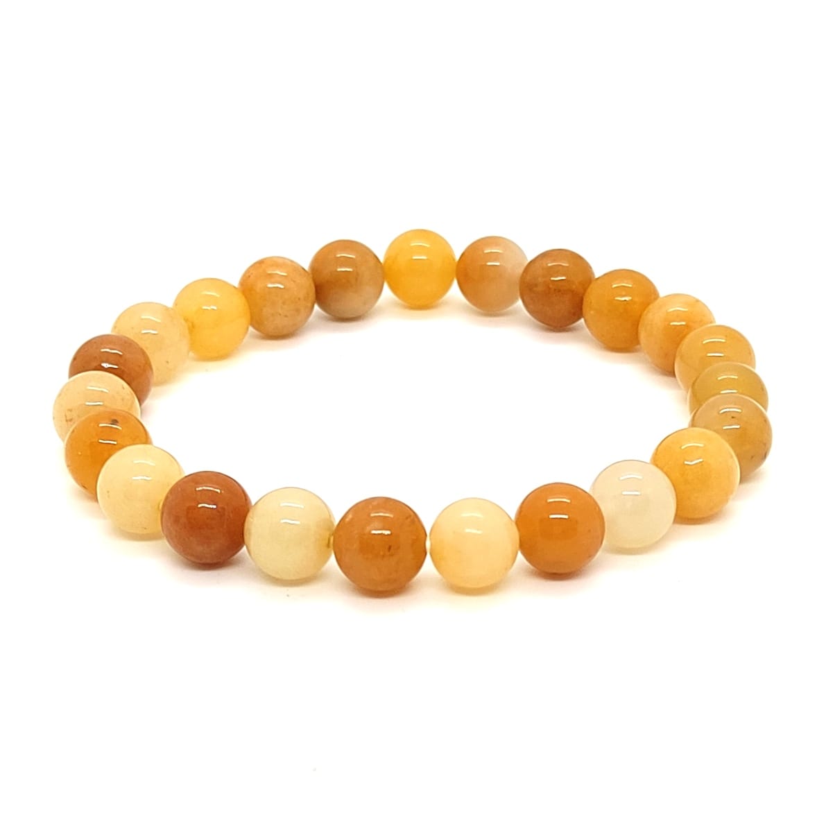 Yellow Aventurine Crystal Natural With Certified Bracelet